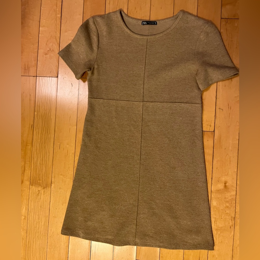 Zara - Camel Colored Dress